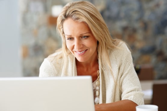 Woman on laptop
