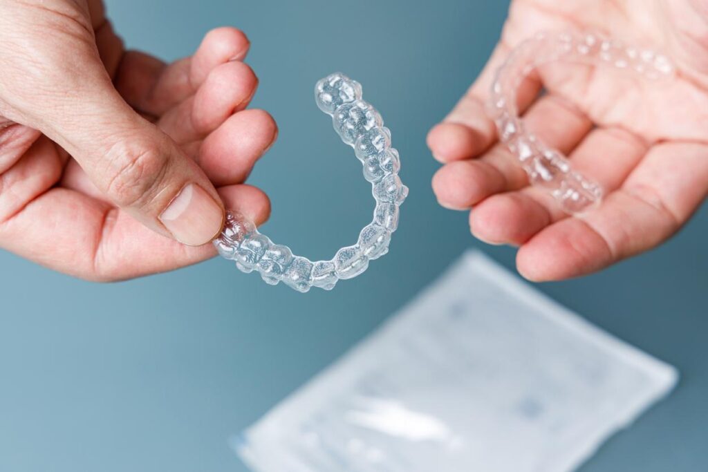 A set of transparent aligners - Custom Invisalign in Lakeview