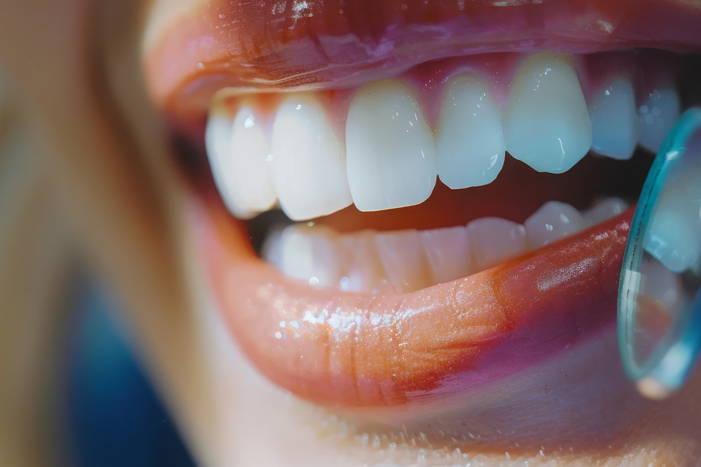 Close-up of a beautiful veneer smile result at Art of Modern Dentistry Chicago